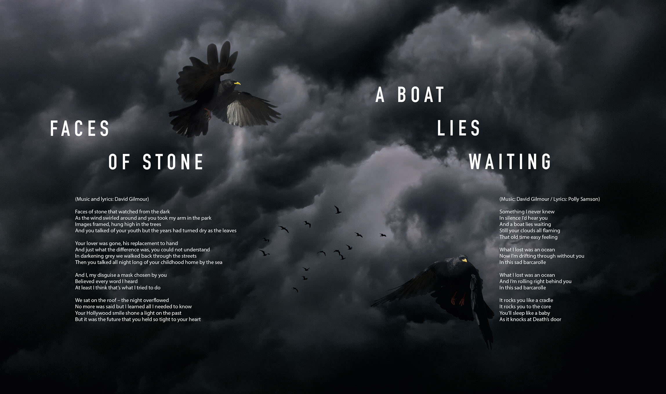 David Gilmour Rattle That Lock Booklet - Art Direction