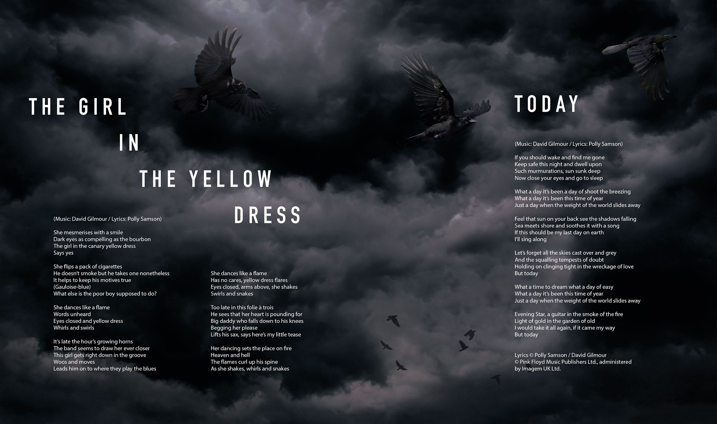David Gilmour Rattle That Lock Booklet 2 - Art Direction